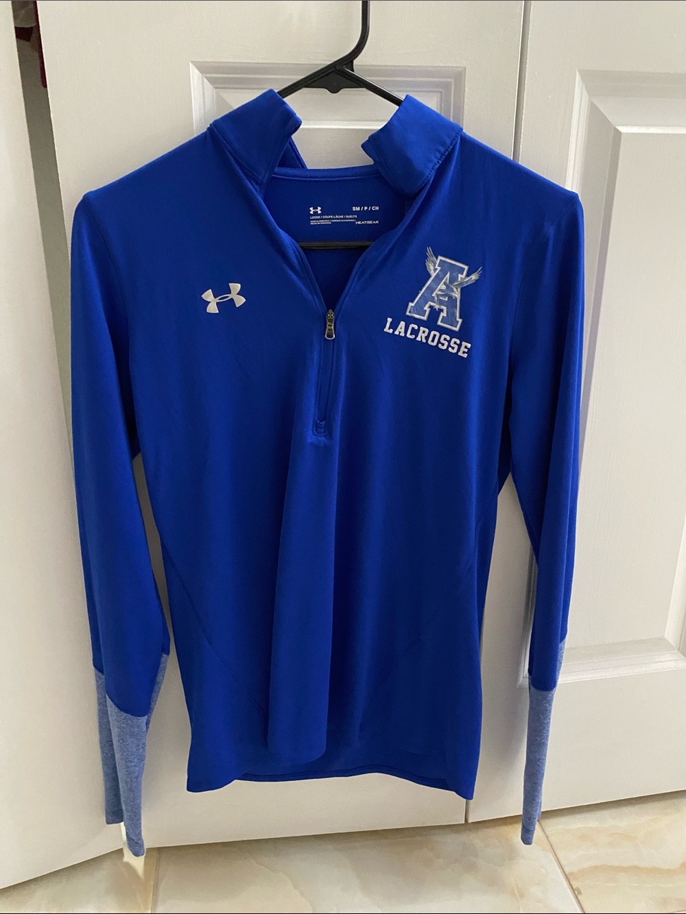 Under Armour Royal Blue Lacrosse Quarter-Zip Pullover